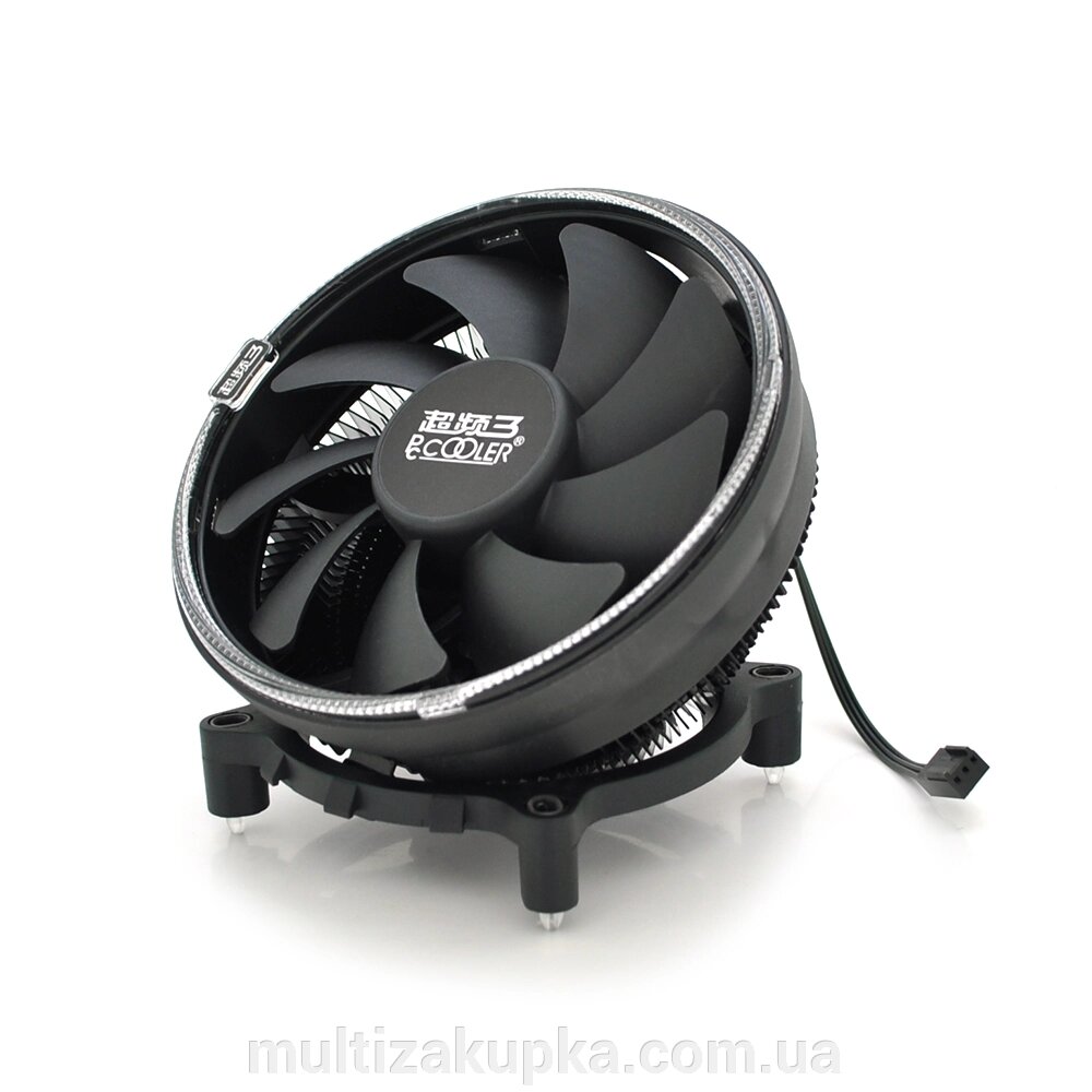 Кулер процесорний Pccooler E121 III для Intel LGA 775/115X+ AMD Socket 754/939/AM2/AM3, 3-pin, RPM 180010%, BOX від компанії Mультізакупка - фото 1