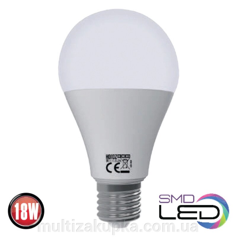 Лампа А60 PREMIER SMD LED 18W 4200K E27 1600Lm 175-250V від компанії Mультізакупка - фото 1