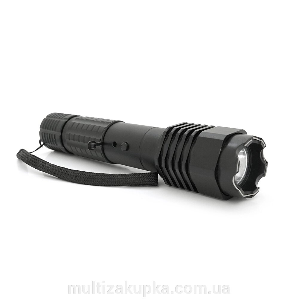 Ліхтар-шокер ручний BAILONG BL-1103, 1LED ХPE, струм 50000KV, 3W, 1 режим, 18650/2800mah/3*ААА, Black, IP44, СЗУ+АЗУ, від компанії Mультізакупка - фото 1