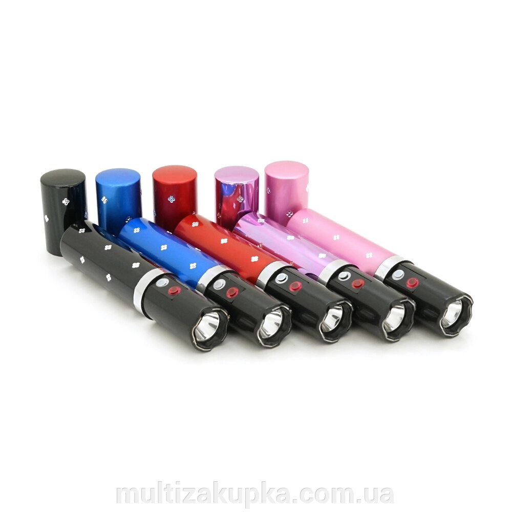 Ліхтар-шокер ручний BAILONG BL-1202, 1LED ХPE, 18650mah, Mix color, СЗУ, BOX від компанії Mультізакупка - фото 1