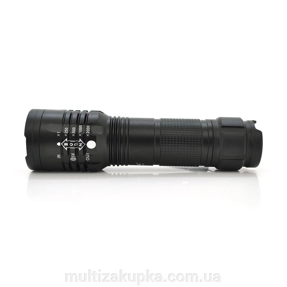 Ліхтарик Bailong BL-8900-P50, Cree XML-T, 4 реж., Zoom, корпус-алюміній, водостійкий, ударостійкий, 18650 ак-тор, від компанії Mультізакупка - фото 1