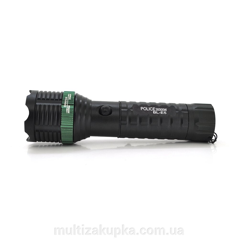 Ліхтарик Bailong BL-E5, Zoom, 3 режими, алюміній, Bailong Li-ion 26650 6800mAh, АЗУ, СЗУ, BOX від компанії Mультізакупка - фото 1