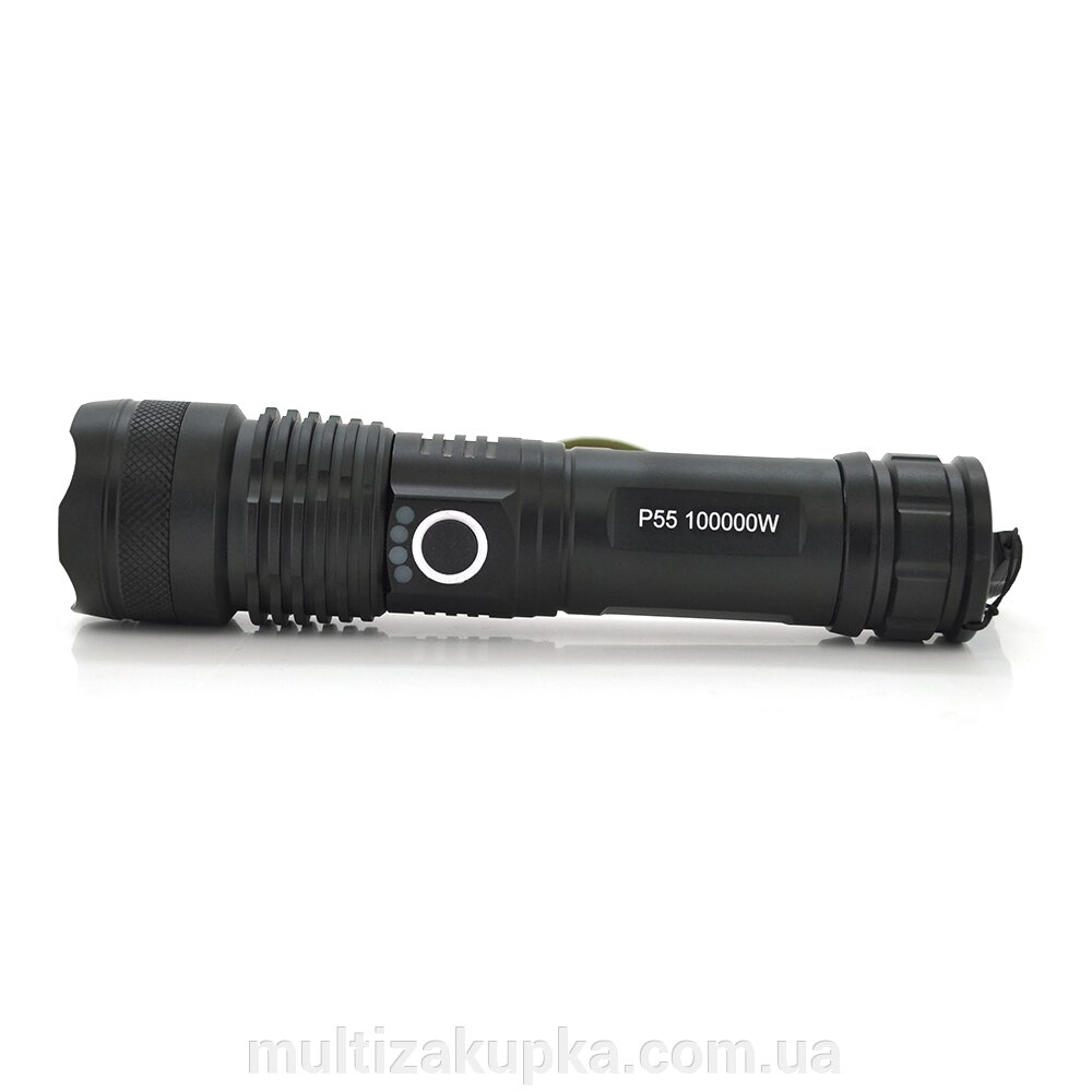 Ліхтарик Bailong BL-P55, Cree XML-T, 5 реж., Zoom, корпус-алюміній, водостійкий, ударостійкий, 18650 акумулятор, BOX від компанії Mультізакупка - фото 1