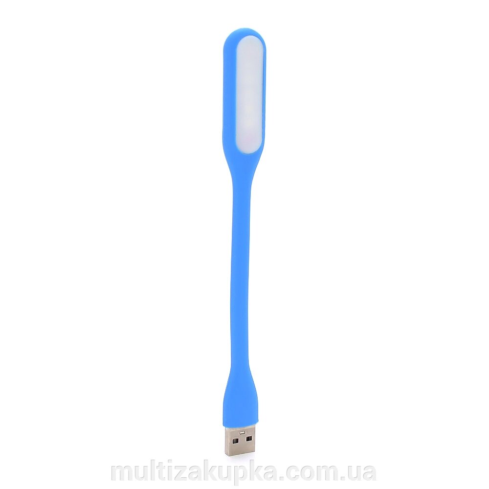 Ліхтарик гнучкий LED USB, Blue, OEM від компанії Mультізакупка - фото 1