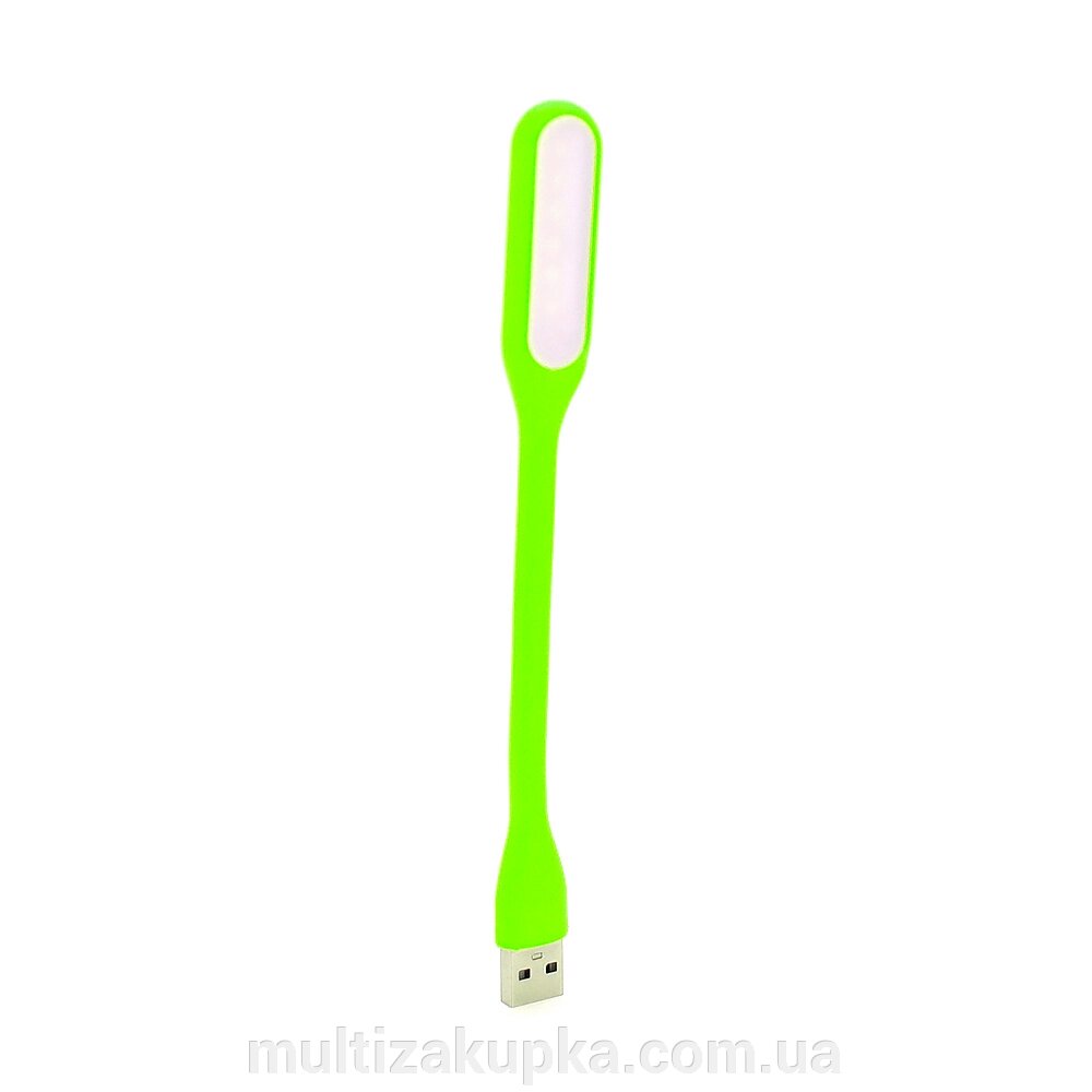 Ліхтарик гнучкий LED USB, Green, OEM від компанії Mультізакупка - фото 1