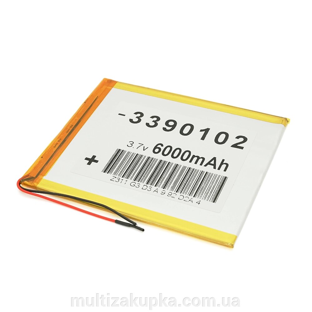 Літій-полімерний акумулятор 4*90*100mm (Li-ion 3.7В 4500мА·год) від компанії Mультізакупка - фото 1