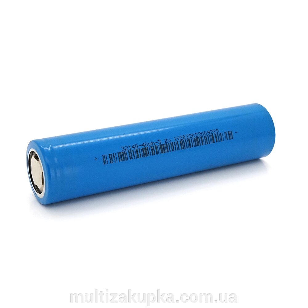 Літій-залізо-фосфатний акумулятор LiFePO4 IFR32140 12500mah 3.2v, BLUE від компанії Mультізакупка - фото 1