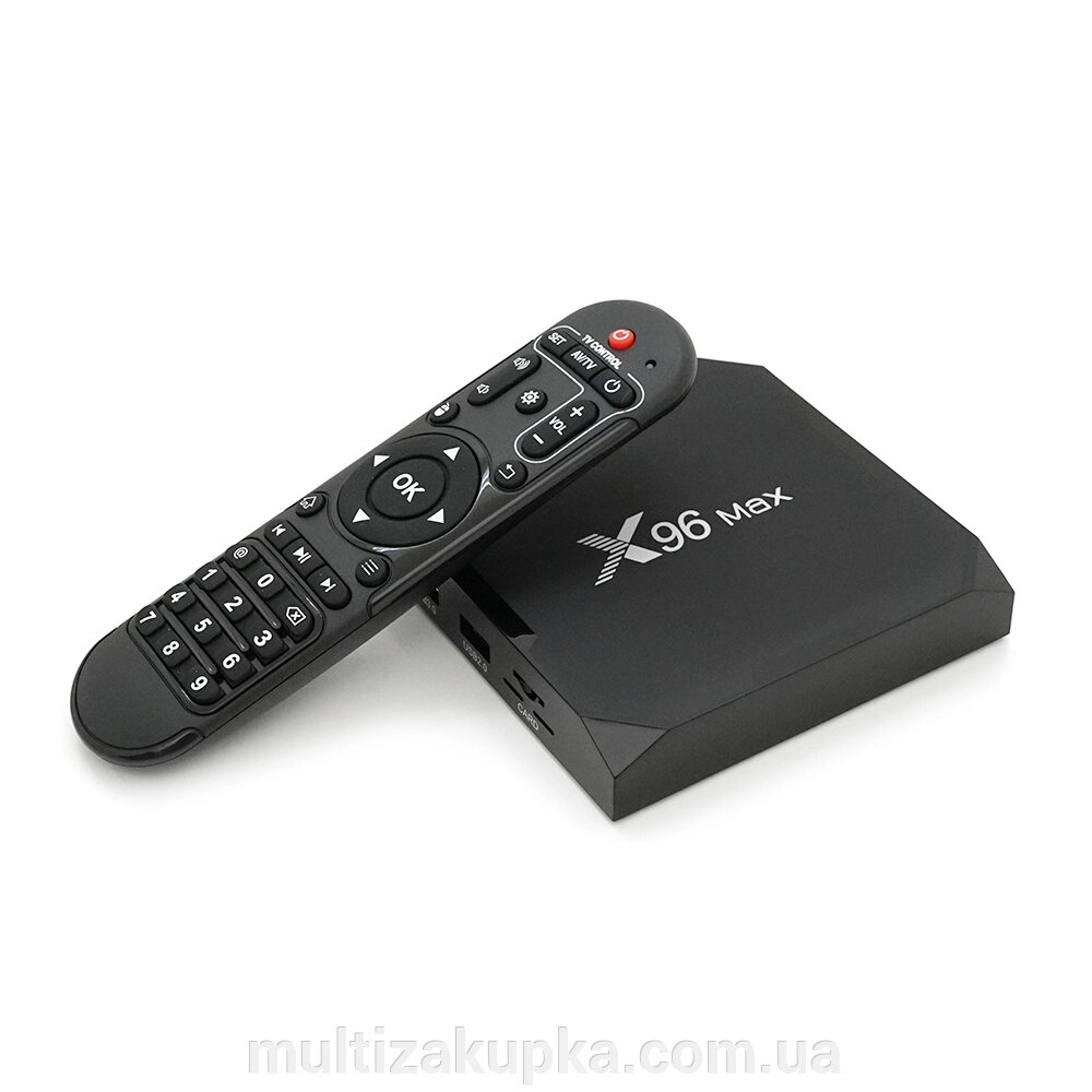 Медіа приставка X96-Max 2/16G Smart TV Box (Android 9.0, ОЗУ 4 Гб, 32Гб вбудованої пам'яті, 2-х ядерний процесор від компанії Mультізакупка - фото 1