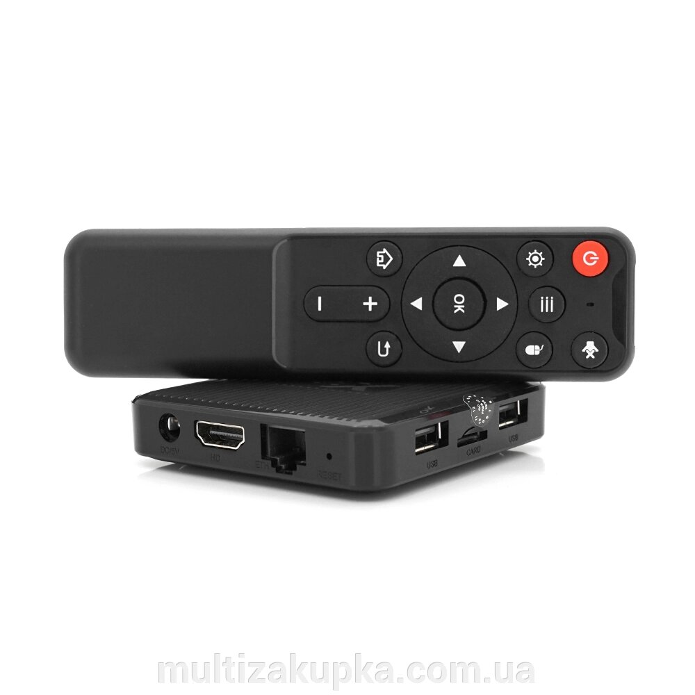 Медіа приставка X98Q SmartTV 2/16, (Android 11) ОЗУ 2 Гб, 16Гб вбудованої пам'яті, проесор Amlogic S905W2, підтримка від компанії Mультізакупка - фото 1