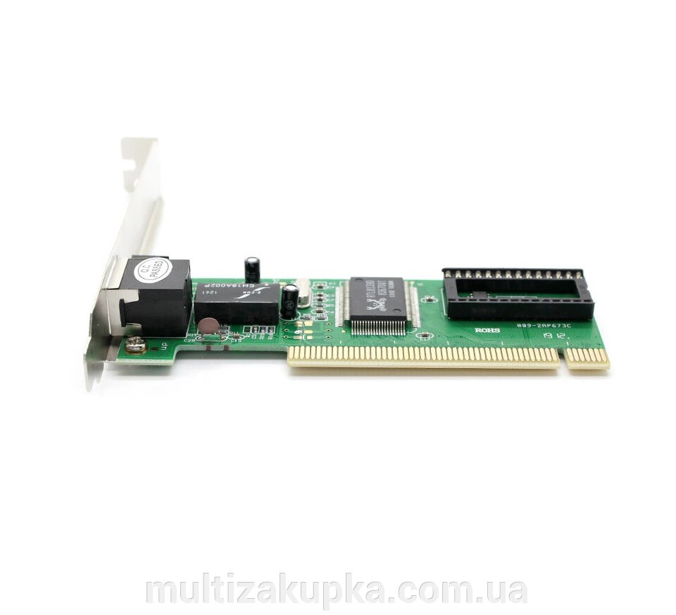 Мережевий адаптер Merlion, 8139D, 10/100 Мб/с LAN, PCI, Realtek, OEM Q400 від компанії Mультізакупка - фото 1