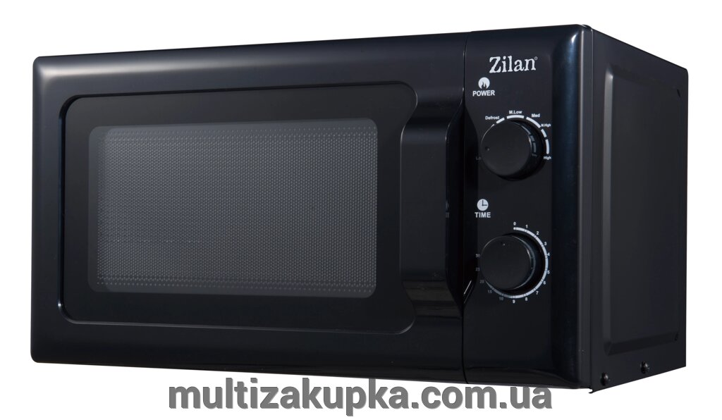 Мікрохвильова піч Zilan ZLN1222, 700W від компанії Mультізакупка - фото 1