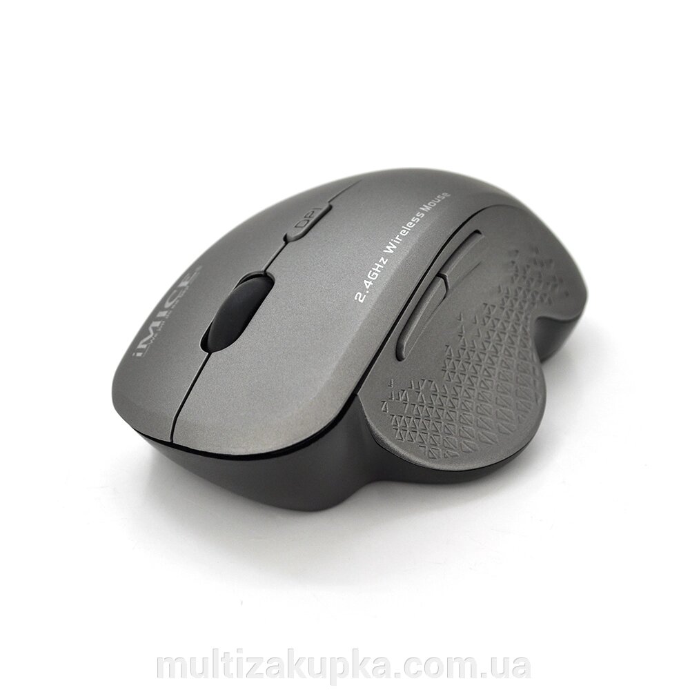 Миша бездротова iMICE G6, 6 кнопок, 800/1200/1600 DPI, 2.4Ghz 10м, Windows xp/Vista/Win7/8/10 Mac OS X, 1*AA, Grey, від компанії Mультізакупка - фото 1