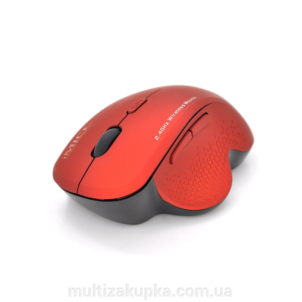 Миша бездротова iMICE G6, 6 кнопок, 800/1200/1600 DPI, 2.4Ghz 10м, Windows xp/Vista/Win7/8/10 Mac OS X, 1*AA, Red, від компанії Mультізакупка - фото 1