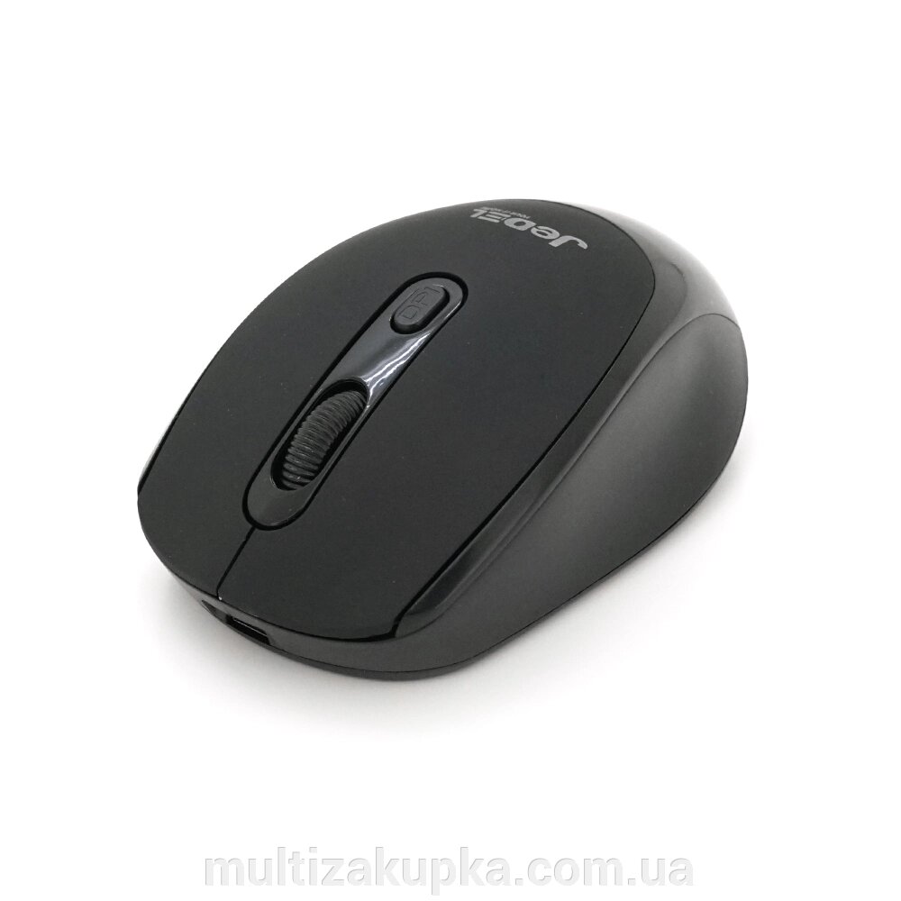 Миша бездротова JEDEL W380+, 1000DPI, Black, 2.4GHZ, акумулятор, Box від компанії Mультізакупка - фото 1