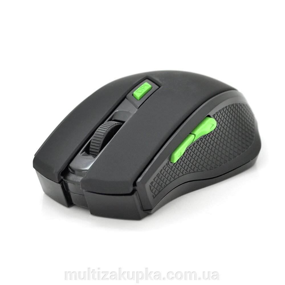 Миша бездротова JEDEL W400, 1600DPI, Black 2.4GHZ, Box від компанії Mультізакупка - фото 1