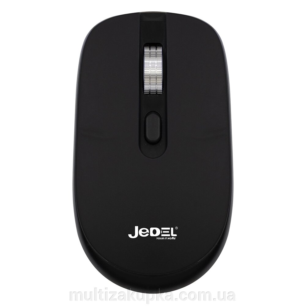 Миша бездротова JEDEL WD100, 1200-1600DPI, Black, 2.4GHZ+Bluetooth 5.0, Box від компанії Mультізакупка - фото 1