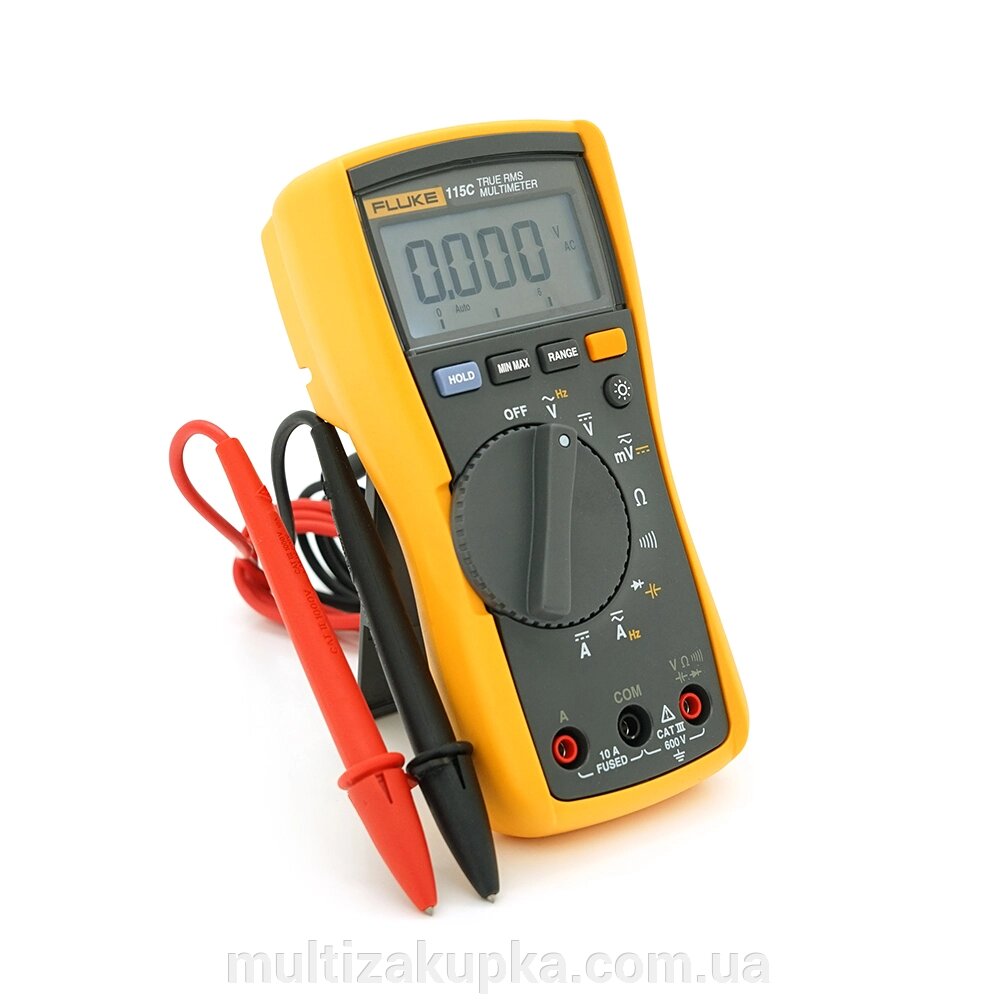 Мультиметр Fluke 115C, Вимірювання: V, A, C, R, F від компанії Mультізакупка - фото 1