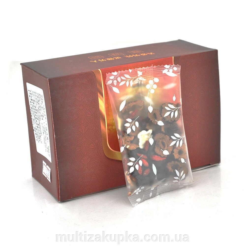 Набір китайського чаю Ginseng Red Jujube (женьшень/червоний фінік), 10 х 15g (пакетик), ціна за набір, Q10 від компанії Mультізакупка - фото 1