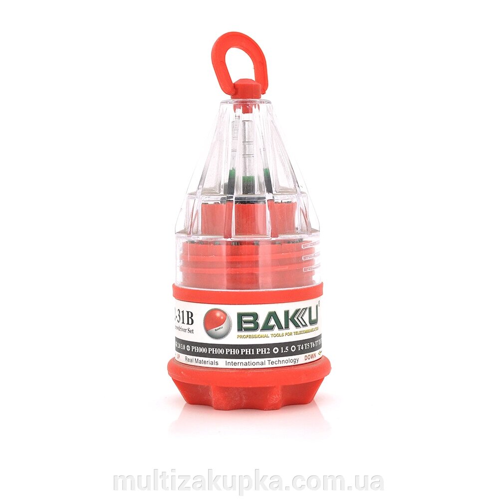 Набір викруток BAKKU BK-632-31B, 30 в1 від компанії Mультізакупка - фото 1