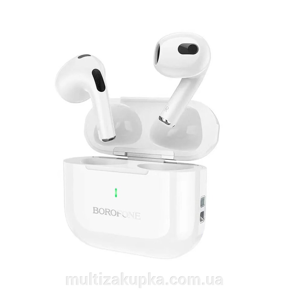 Навушники Bluetooth Borofone BW58, White, Кейс від компанії Mультізакупка - фото 1