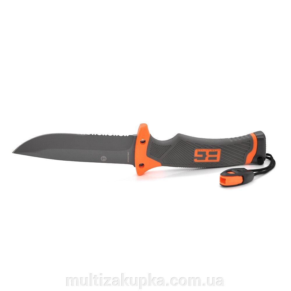 Ніж для кемпінгу SC-823, Black-Orange, Чохол від компанії Mультізакупка - фото 1