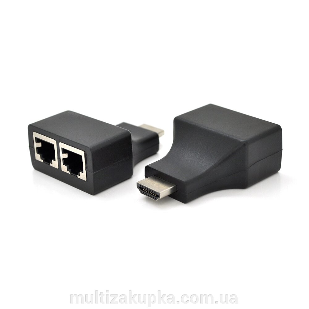 Одноканальний пасивний подовжувач HDMI сигналу по UTP кабелю по двох витих парах. Дальність передачі: -30метров, від компанії Mультізакупка - фото 1