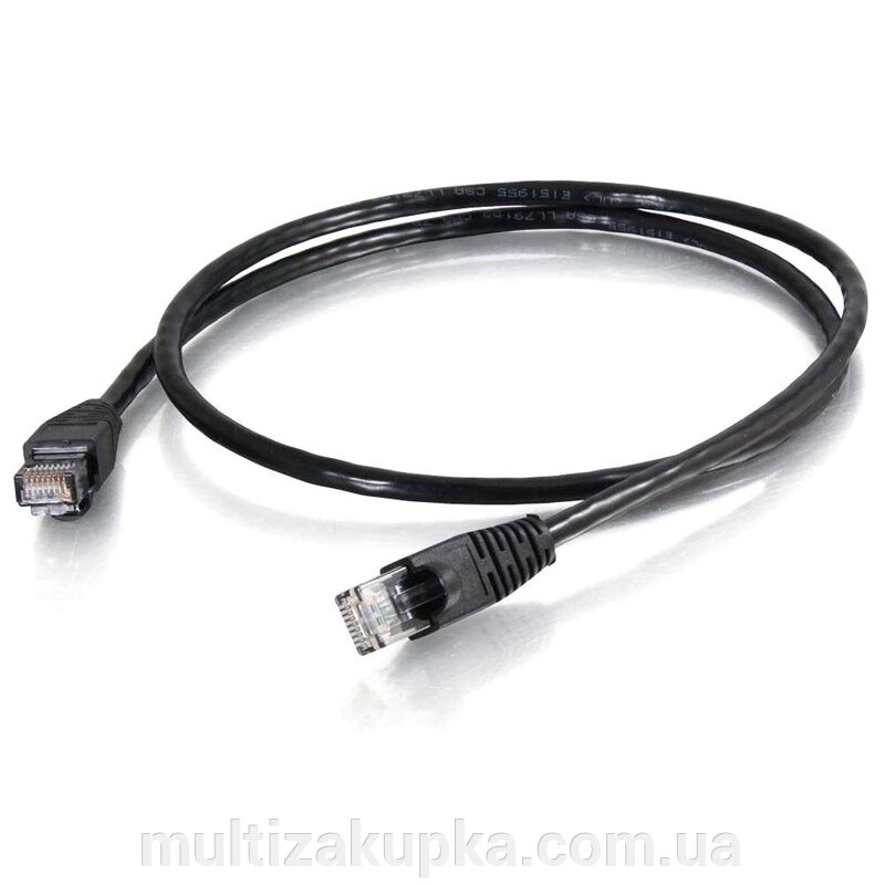 Патч-корд литий RITAR, CCA, UTP, RJ45, Cat. 5e, 10m, чорний Q100 від компанії Mультізакупка - фото 1