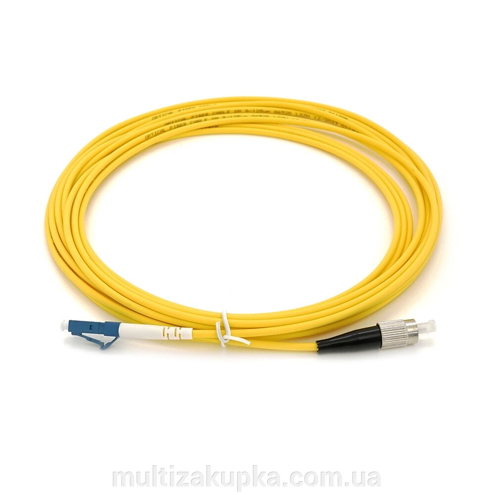 Патчкорд оптичний LC/UPC-FC/UPC 3.0mm 5 м, ціна за 1 шт від компанії Mультізакупка - фото 1