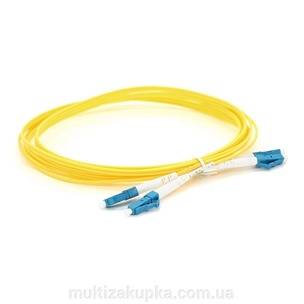 Патчкорд оптичний LC/UPC-LC/UPC DUPLEX 3.0mm 3 м, ціна за 1 шт від компанії Mультізакупка - фото 1