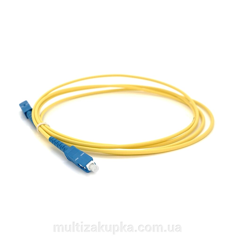 Патчкорд оптичний Merlion ML-OP-S511, SC/UPC-SC/UPC 3,0mm, 2 м від компанії Mультізакупка - фото 1