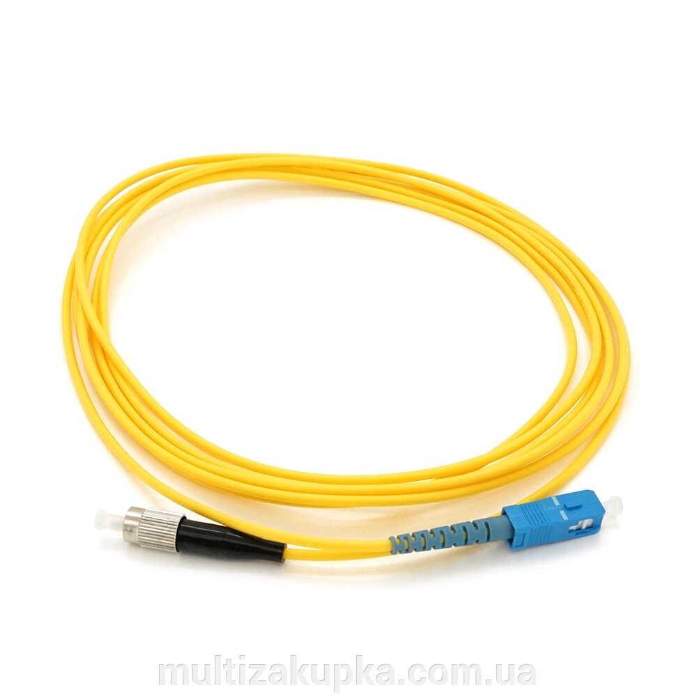 Патчкорд оптичний SC/UPC-FC/UPC 3.0mm 3 м, ціна за 1 шт від компанії Mультізакупка - фото 1