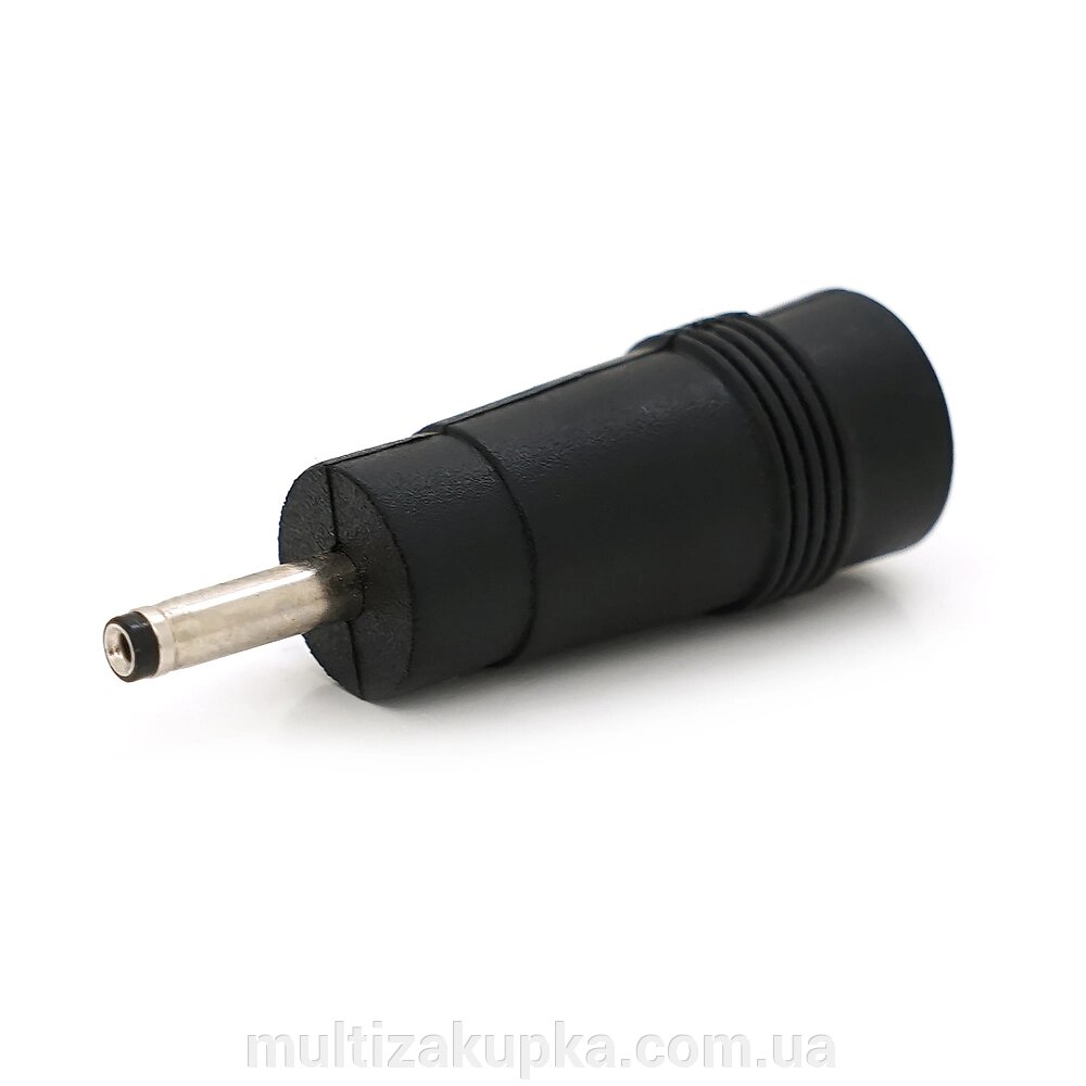 Перехідник DC 5.5x2.1mm (мама) - 3.0х1.1mm (тато) Black від компанії Mультізакупка - фото 1