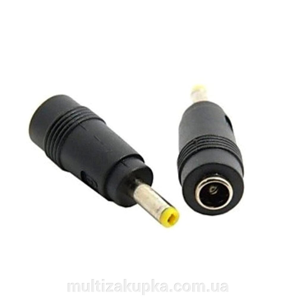 Перехідник DC 5.5x2.1mm (мама) - 4.8х1.7mm (тато) Yellow від компанії Mультізакупка - фото 1