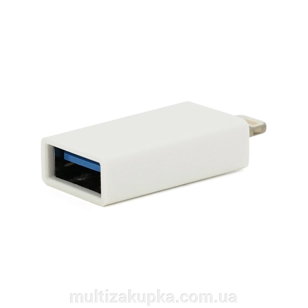 Перехідник KIN KY-207 USB3.0(AF) OTG => Lighting (M), White, Box від компанії Mультізакупка - фото 1