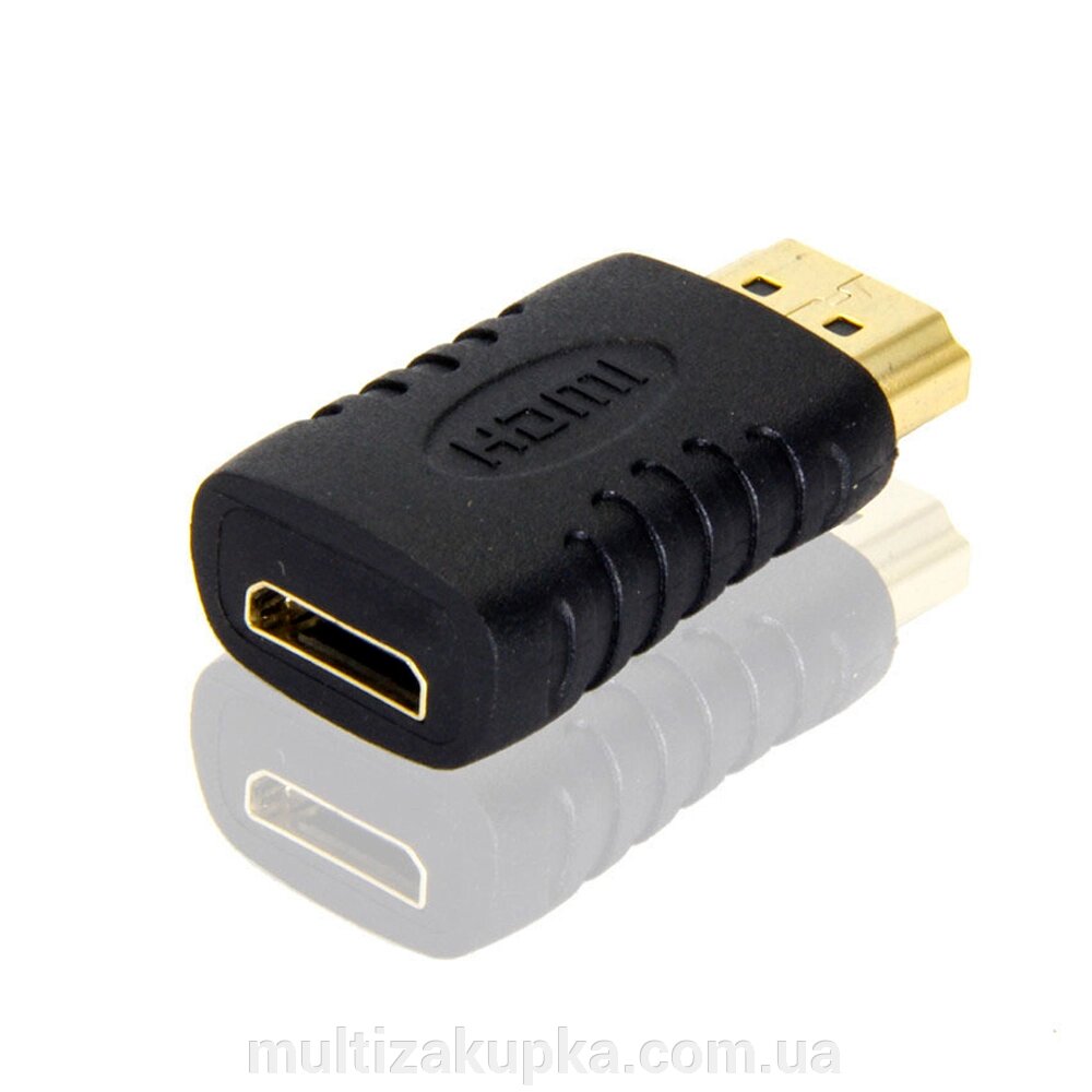 Перехідник mini HDMI (мама) -HDMI (тато) від компанії Mультізакупка - фото 1