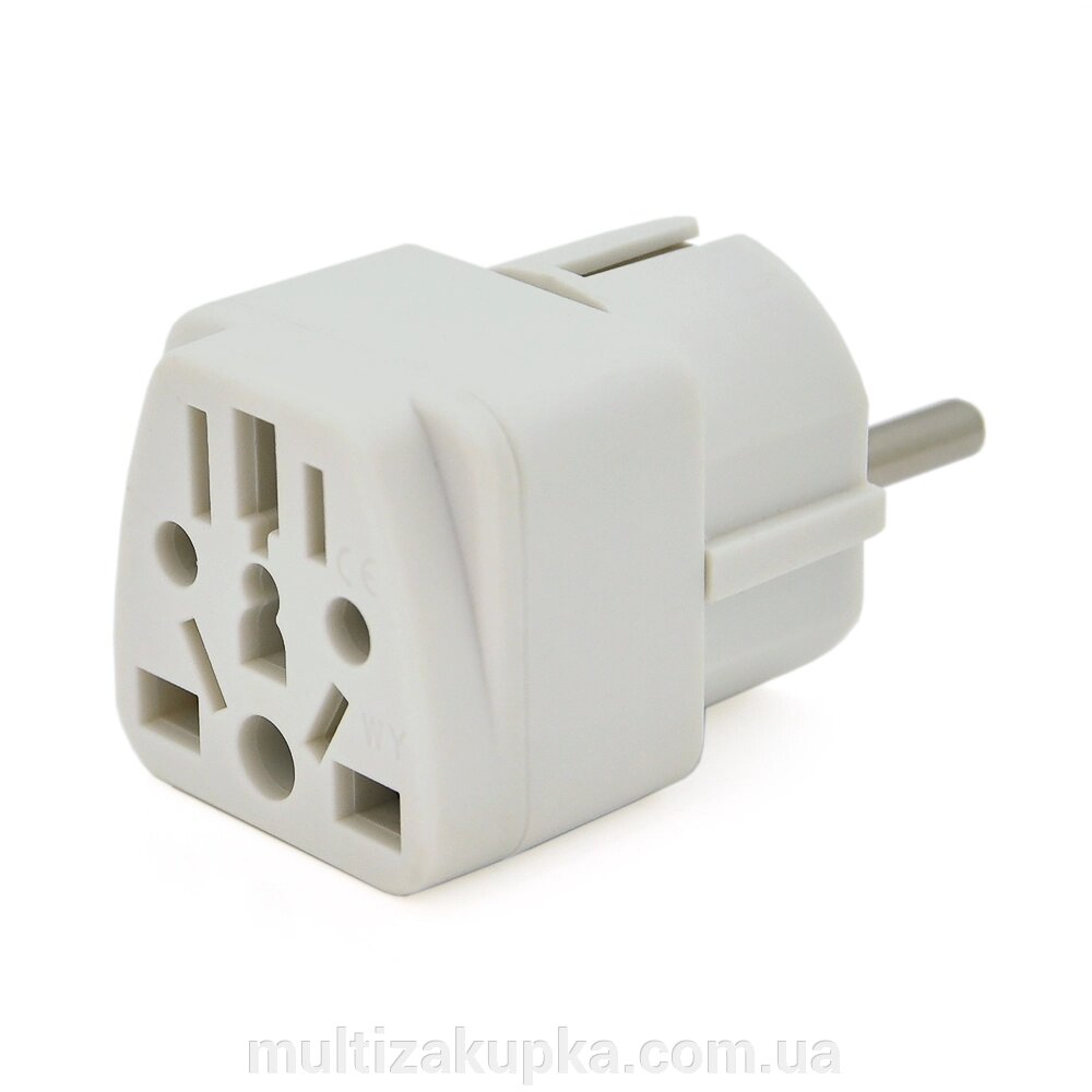 Перехідник WY-9, 250V/10A, White, BOX від компанії Mультізакупка - фото 1