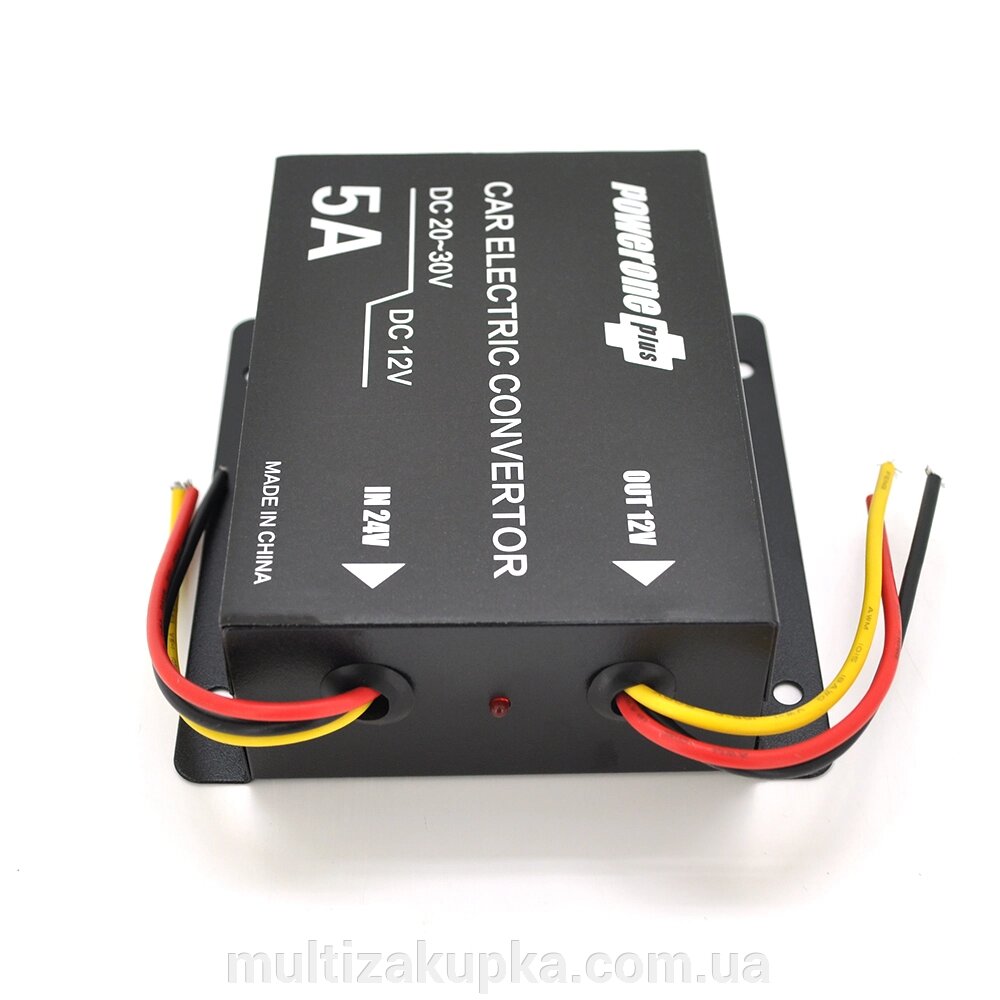 Перетворювач авто інвертор DC/DC 24v-12v 5A GS-D105 від компанії Mультізакупка - фото 1