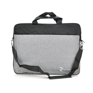 Сумка для ноутбука Ritar 17 "джинсового тканина, Gray-black, Q65