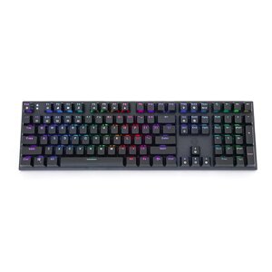 Клавіатура USB Fantech MK855RGB, довжина кабелю 135см, (Eng), Black, 108к, Q10