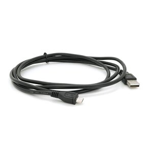 Кабель USB 2.0 (AM/Miсro 5 pin) 1,5 м, чорний, Пакет Q250