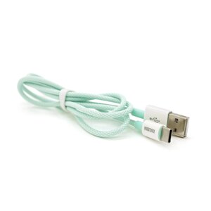 Кабель iKAKU KSC-723 GAOFEI smart charging cable for Type-C, Green, довжина 1м, 3.0A, BOX