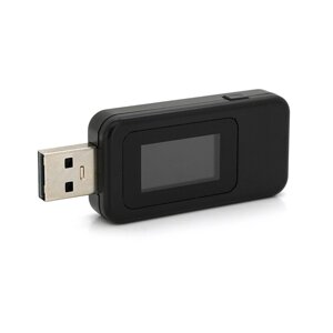 USB тестер Keweisi KWS-MX18 напругі (4-30V) та струму (0-5A), Black