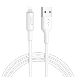 Кабель Hoco X25 Soarer, Lightning-USB, White, довжина 1м, BOX