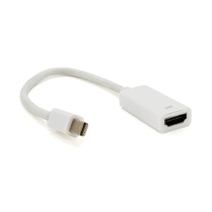 Конвертер mini Display Port ( тато ) на HDMI ( мама ) 30cm (Big Size), White, 4K/2K, Пакет