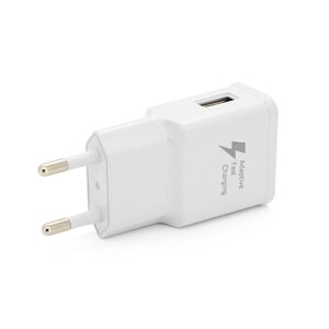 СЗУ 110-240V, 1xUSB, 5V/2A, White, Blister-box