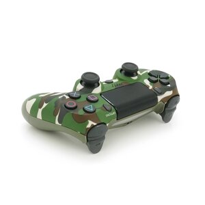 Геймпад Brazzers бездротовий для PS4 Wireless DUALSHOCK 4, роз'єм для навушників, LED light bar, Haki-Green, 3.7V,