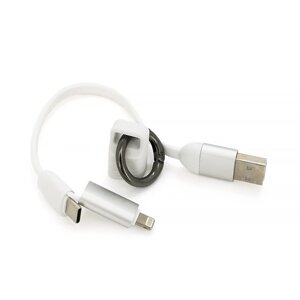 Кабель iKAKU KSC-324 JIANCHONG fast charging data cable (TYPE-C to Lightning), White, довжина 0.2м, 3,2А, BOX