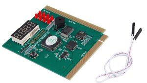 Плата-тестер для діагностики материнських плат у PCI порт, LCD, Пакет