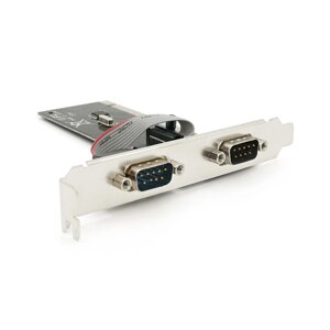 Контролер PCI=>RS232(9Pin)+RS232(9Pin), 2 порти, TX382B-2S, BOX