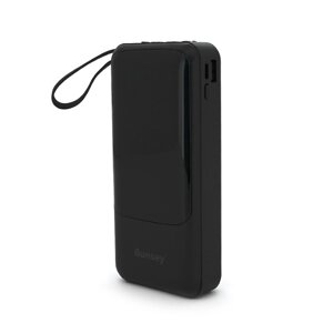 PowerBank Bunsey BY-32 20000mAh, Input: MicroUSB+Type-C, Output:2USB/Type-C, PD20W, Black